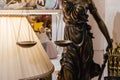 Figurine of the femida of justice bronze lawyer legal