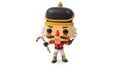 Figurine Funko Pop Fortnite Crackshot Fortnight Nutcracker isolated on white background