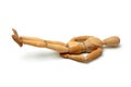 Figurine - Leg raise Royalty Free Stock Photo