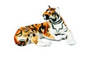 Figurine lying tiger