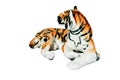 Figurine lying tiger