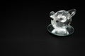 Figurine of a mouse made of glass Royalty Free Stock Photo