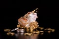 Figurine of a toad of money and wealth