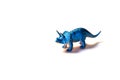 Figurine toy dinosaur torosaurus jurassic creature isolated