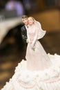 Figurines of the bride and groom Royalty Free Stock Photo