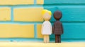 Figurines Standing Together Royalty Free Stock Photo