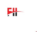 FII Letter Initial Logo Design Vector Illustration Royalty Free Stock Photo
