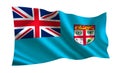 Fiji flag. A series of `Flags of the world.` The country - Fiji flag