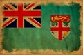 Fiji grunge flag