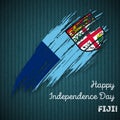 Fiji Independence Day Patriotic Design.