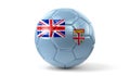 Fiji - national flag on soccer ball