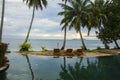 Fiji Poolside reflection