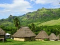 Fiji - traditional houses - bure at the Navala village