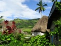 Fiji - traditional houses - bure at the Navala village