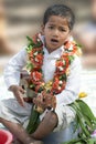 Fijian Boy plays the guitar