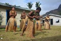 Fijian native dancers