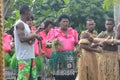 Fijian native dancers