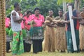 Fijian native dancers