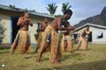 Fijian native dancers Royalty Free Stock Photo