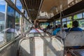 Fijian people travel by bus