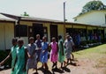 Fijian primary school class on Fiji Island Royalty Free Stock Photo