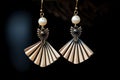 Fijian Shell and Pearl Earrings - Fiji