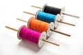 Fikri /Reel/Chakri /Spool with colourful thread or manjha or manja for Kite flying