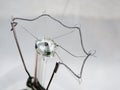 Filament of a classic 220V light bulb Royalty Free Stock Photo