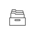 File Archive line icon