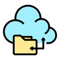 File backup icon vector flat Royalty Free Stock Photo