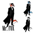 Mr.Fox Logo Royalty Free Stock Photo