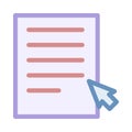 File click icon