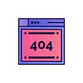 File, Computing, Code, Coding  Flat Color Icon. Vector icon banner Template Royalty Free Stock Photo