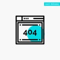 File, Computing, Code, Coding turquoise highlight circle point Vector icon Royalty Free Stock Photo