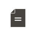 File, contract, application vector icon. Simple element illustrationFile, contract, application vector icon. Material concept Royalty Free Stock Photo