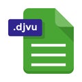 File djvu Line icon