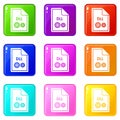 File DLL icons 9 set