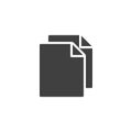 File documents vector icon Royalty Free Stock Photo