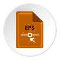 File EPS icon circle Royalty Free Stock Photo