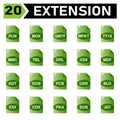 File extension icon include plw, mox, qmtf, mpkt, tt18, mmc, tbl, drl, vsx, mdf, adt, ggb, pcb, usr, blg, exx, cdx, pka, sub, jef