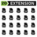 File extension icon set include aim, htm, pac, oam, site, gsp, aspx, xbel, pem, seam, html, asa, svr, zul, crl, wbs, ewp, har,