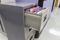 File folder documents In a file cabinet retention