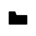 File folder icon. Data archive symbol