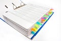 File folder with sticker Royalty Free Stock Photo