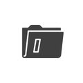 File folder vector icon Royalty Free Stock Photo