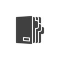 File folder vector icon Royalty Free Stock Photo