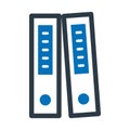 File folders, files Vector Icon which can easily modify