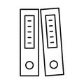 File folders, files Vector Icon which can easily modify