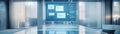 file integration, Floatings icons of a document collaboration platform in a minimalistic tech atmosphere, displaying file Royalty Free Stock Photo