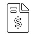 file invoice dollar Icon